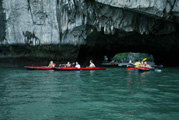 Kayaking or Rockcliming around Halong Bay