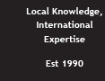 Local Knowledge, International Expertise. Est 1990