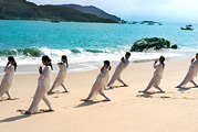 Tai Chi Class in Hanoi's Old Temples